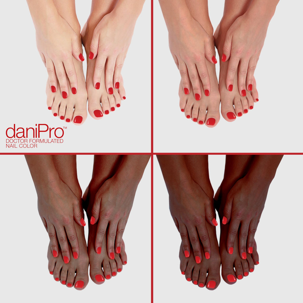 daniPro Doctor Formulated Nail Polish – First Kiss Red (0.5 oz)