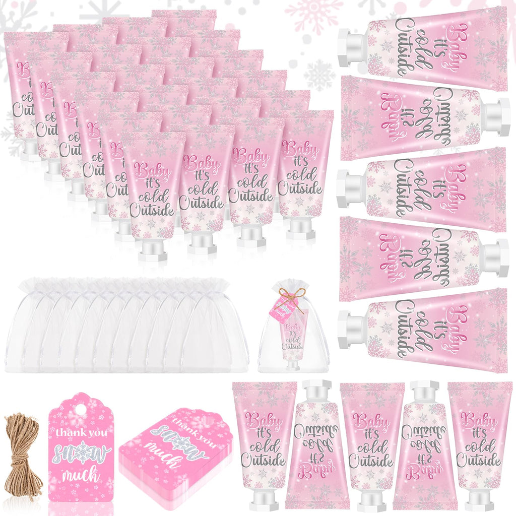 Dansib 48-Set Baby Shower Hand Cream Gift Set | Bulk Travel-Size Favors