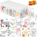 Dansib 50 Pcs Christian Lip Balm Set – Bible Verse Floral Gift Pack for Women & Men
