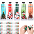 Dansib 100 Pcs Christmas Hand Cream Gift Set – Moisturizing, Travel-Size Lotions in 5 Fragrances