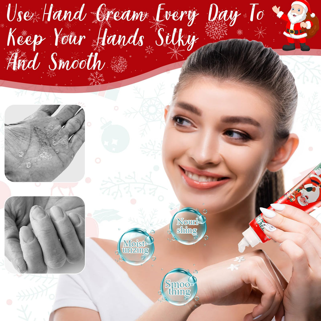 Dansib 100 Pcs Christmas Hand Cream Gift Set – Moisturizing, Travel-Size Lotions in 5 Fragrances