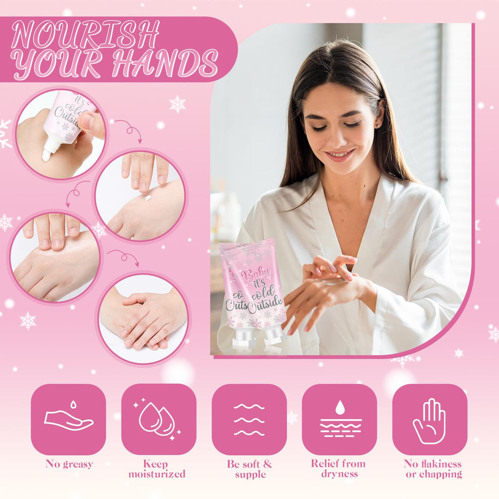 Dansib 48-Set Baby Shower Hand Cream Gift Set | Bulk Travel-Size Favors
