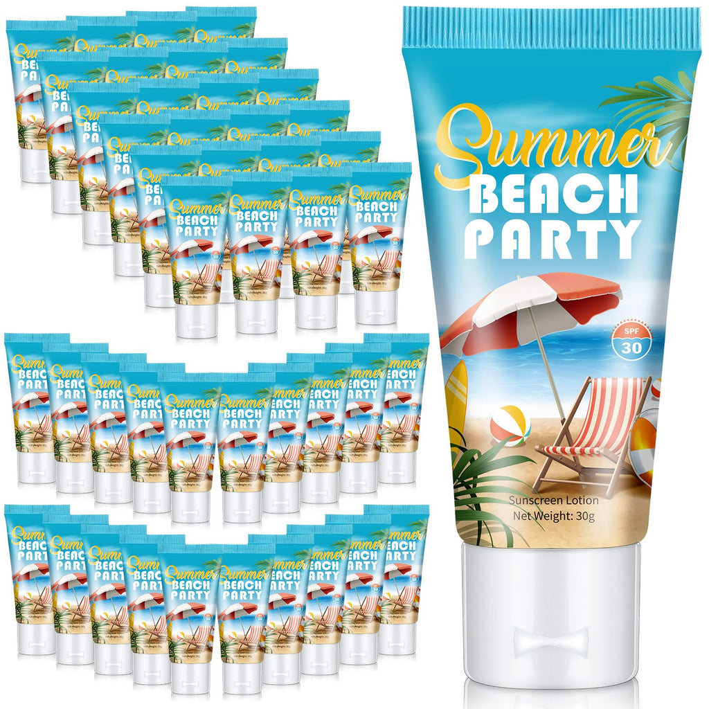 Dansib 72-Piece Mini Sunscreen Bulk – SPF 30 Travel 1oz for Weddings & Beach Parties
