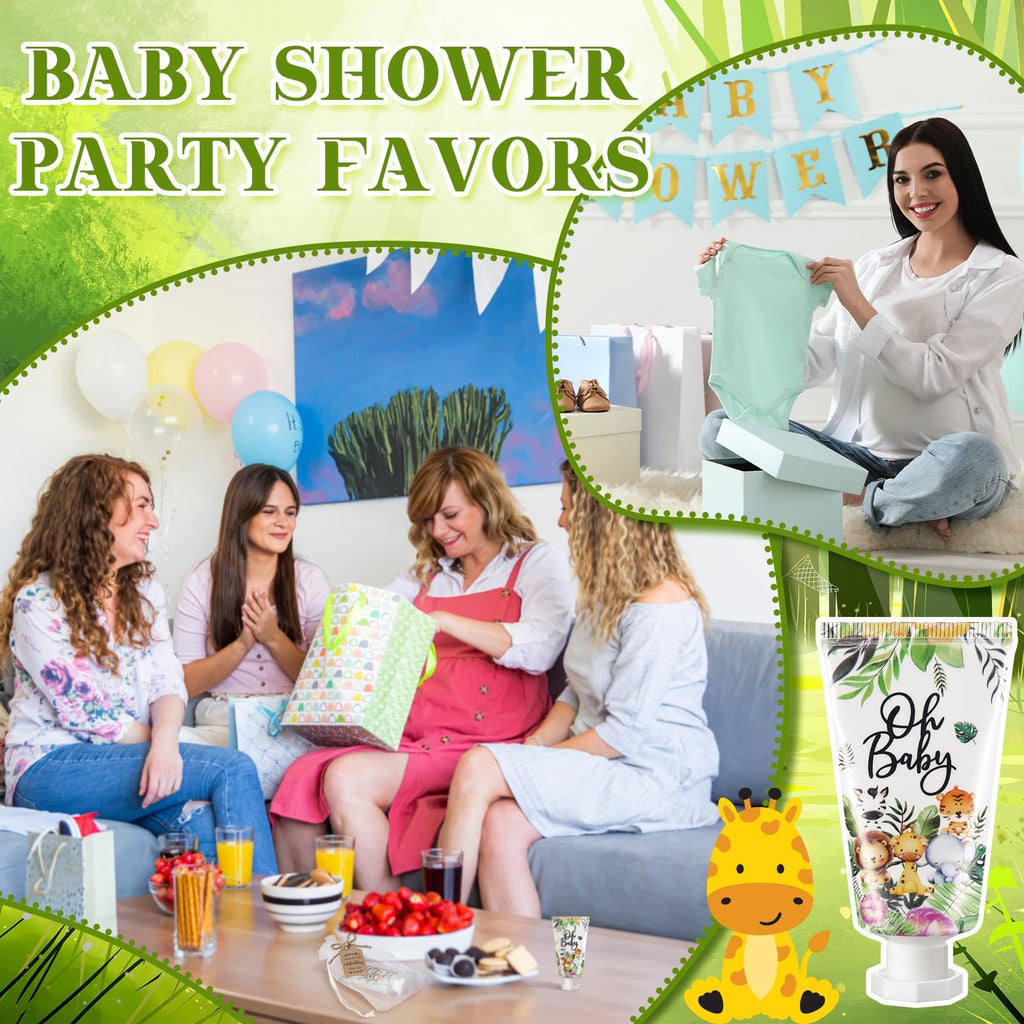 Dansib 48-Set Baby Shower Hand Cream Gift Favors — Mini Travel-Size Lotion Set
