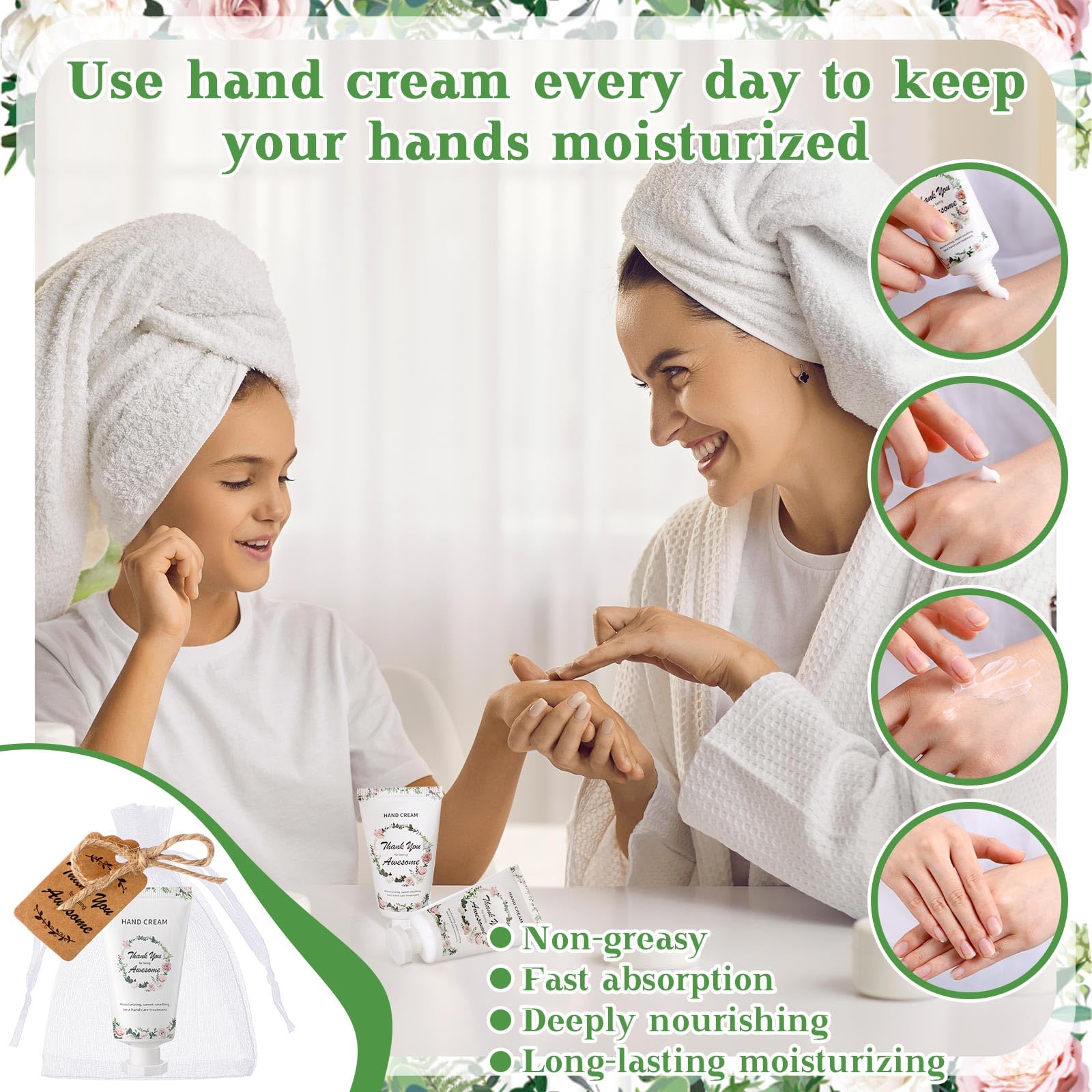 Dansib 48-Set Hand Cream Gift Set – Employee Appreciation & Thank You Gifts