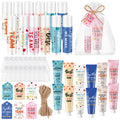 Dansib 12‑Set Best Team Ever Gifts – Hand Cream, Lip Balm, Cards & Organza Bags for Coworkers