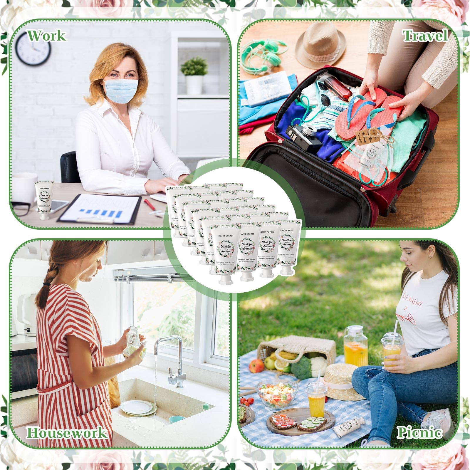 Dansib 48-Set Hand Cream Gift Set – Employee Appreciation & Thank You Gifts