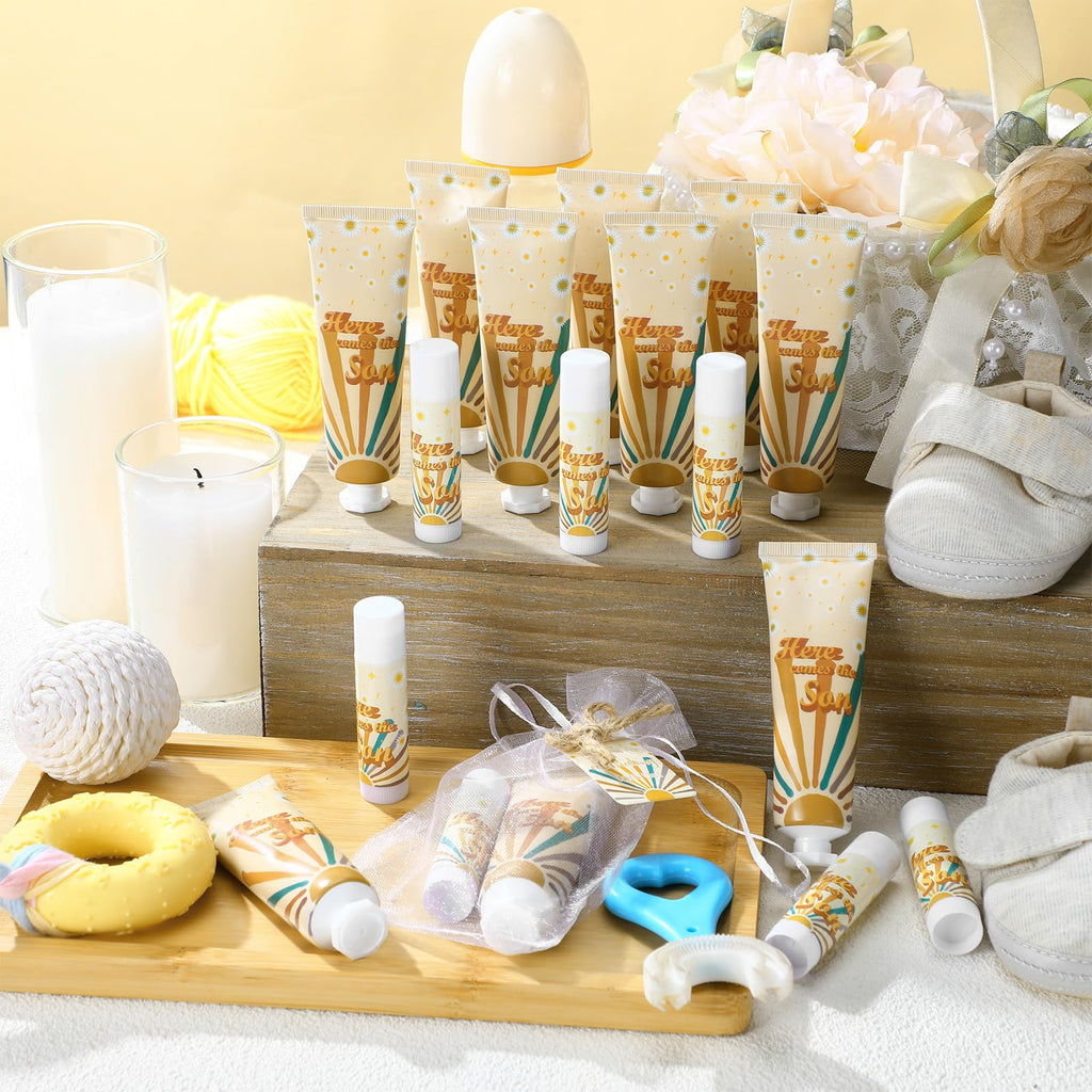 Dansib Here Comes The Sun Hand Cream & Lip Balm Gift Set – 24 Party Favors