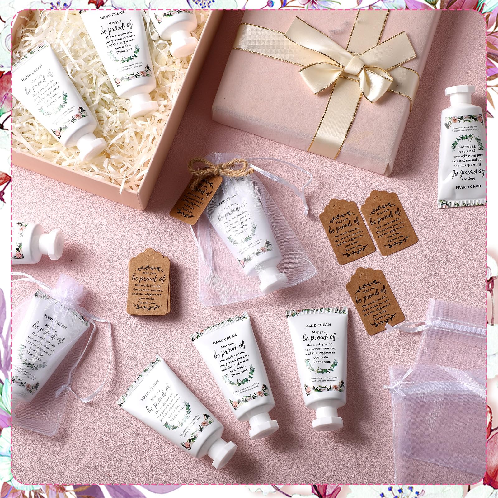 Dansib 48-Set Employee Appreciation Gift Collection – Mini Hand Creams for Team Gifts