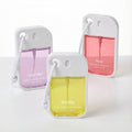 Dansib Set of 3 Power Mist Hydrating Hand Sanitizer Sprays – Keychain Travel Size (Rose, Lavender, Vanilla)