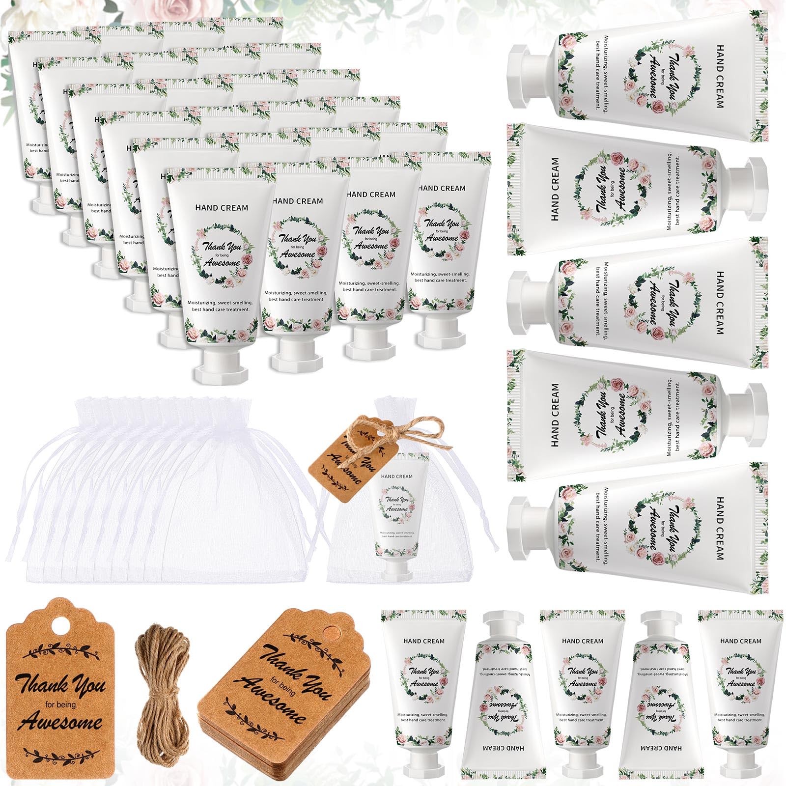 Dansib 48-Set Hand Cream Gift Set – Employee Appreciation & Thank You Gifts