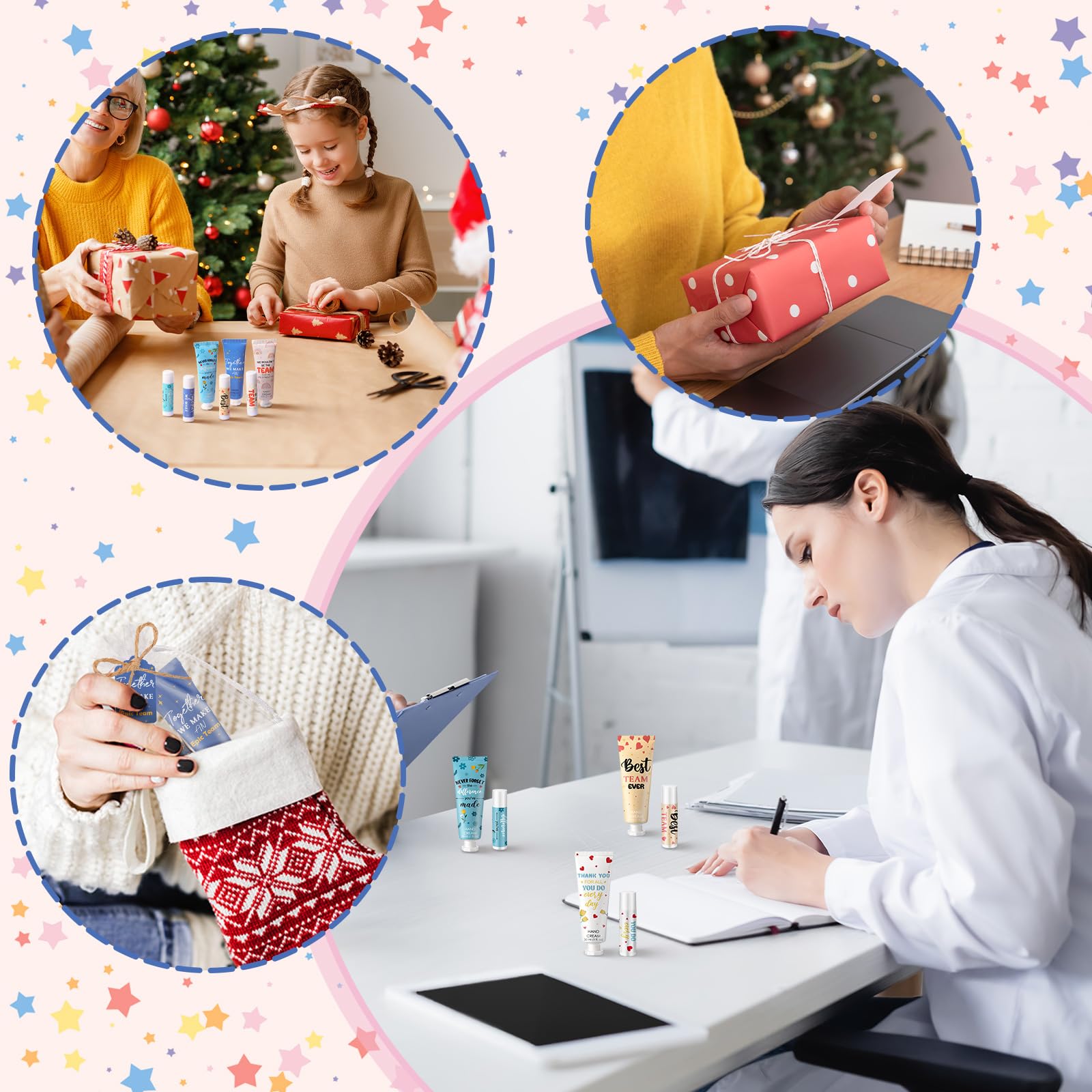 Dansib 72‑Set Team Appreciation Gift Set – Hand Cream & Lip Balm for Coworkers