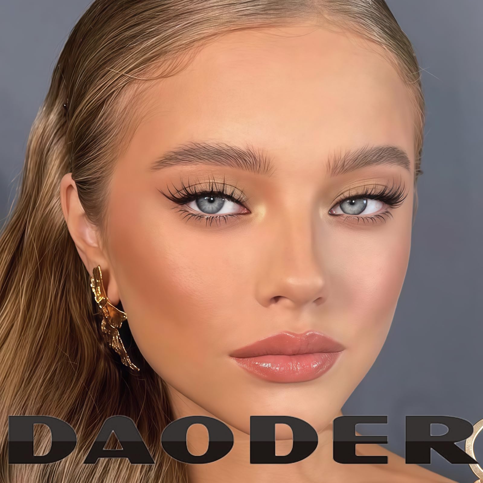DAODER Wispy Lash Clusters Kit 5D 13mm — Short C Curl Lashes with Bond & Remover