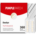 Daolyo Pimple Patches – 360 Hydrocolloid Acne Patches (4 Sizes) with Tea Tree, Calendula & Salicylic Acid