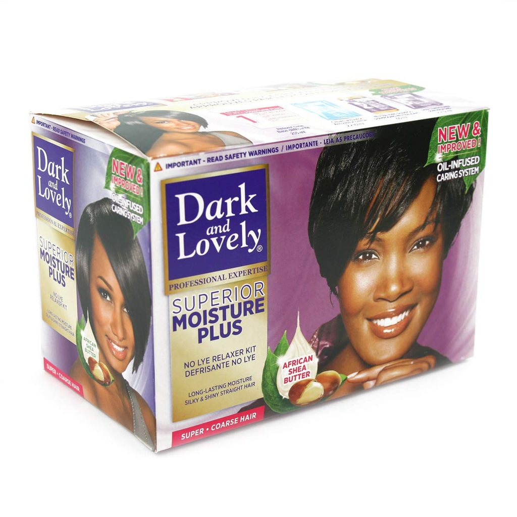 Dark and Lovely Healthy Gloss 5 Relaxer Kit – 4-in-1 Color & Conditioning System