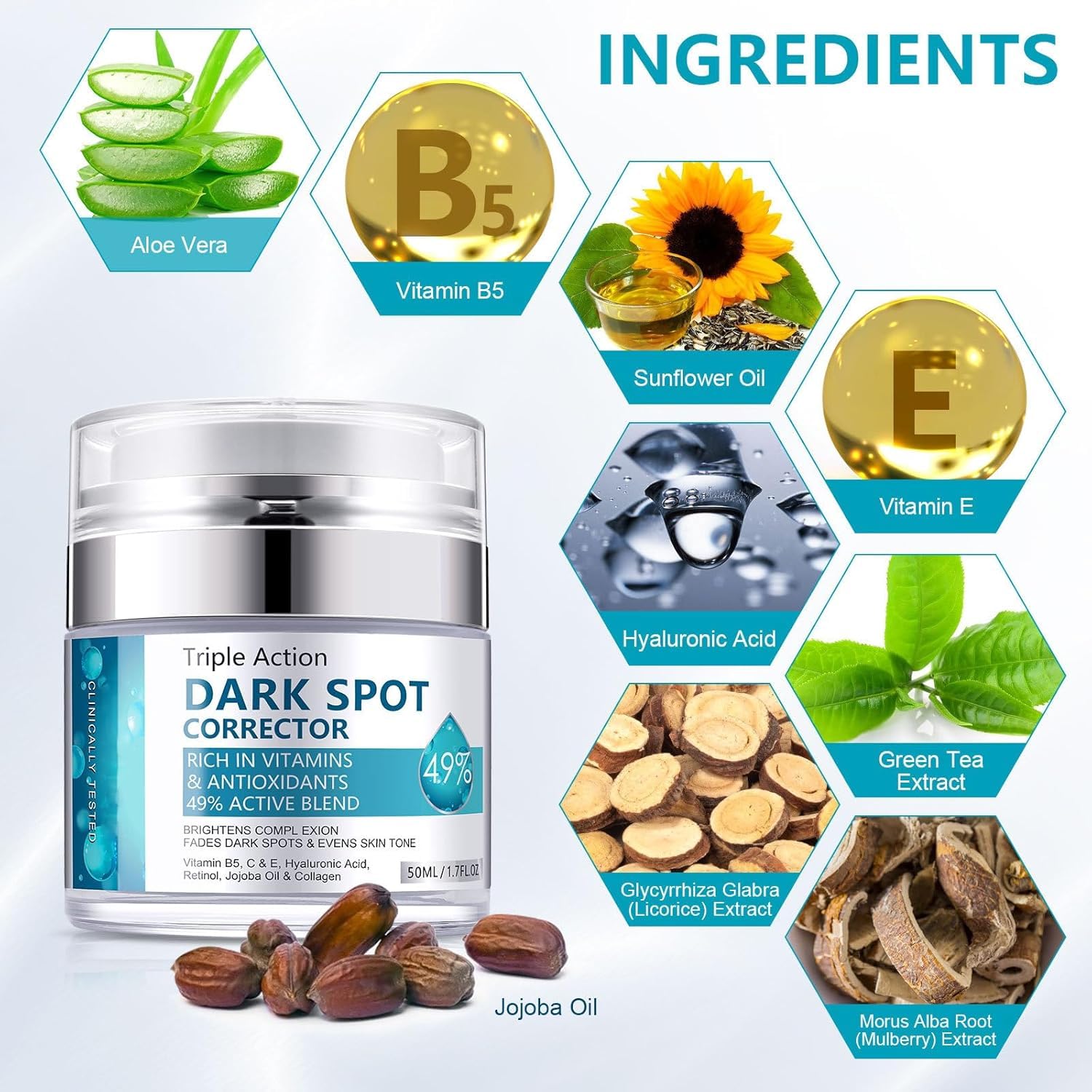 Dark Spot Cream for Face – Brighten and Even Skin Tone, 50 ml (1.7 fl oz)