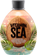 Dark Tans Exclusive Vitamin Sea Natural Bronzer – DHA-Free, Coconut Oil, 13.5oz, Indoor Bed Safe