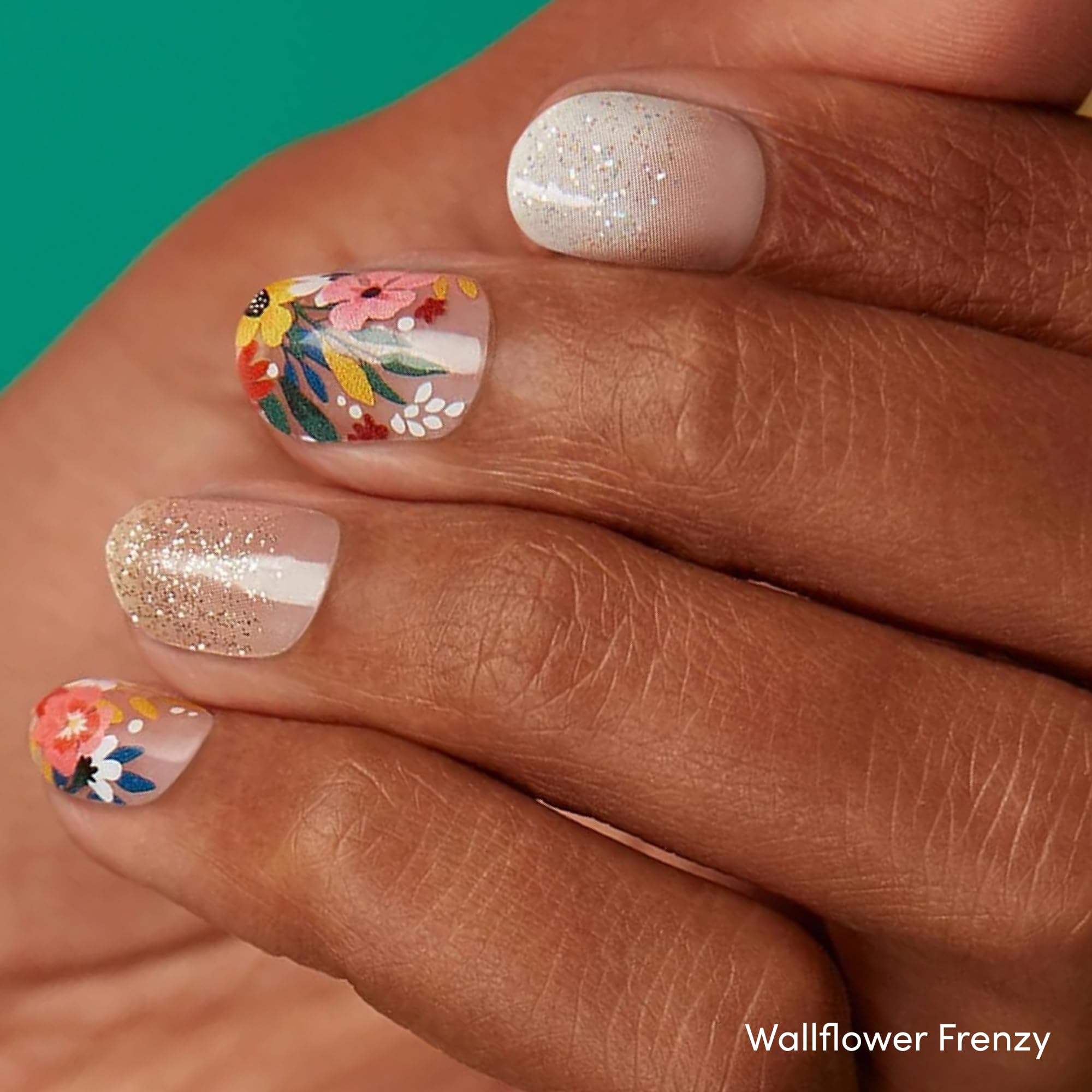 Dashing Diva Gloss Nail Strips Bundle – Spring Florals (Wallflower Frenzy & Bug Off)