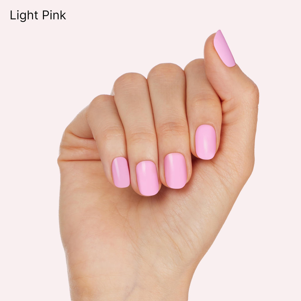 Dashing Diva Chromagic Gel Nail Strips - Pink Orbit | Easy UV-Free, Chip-Resistant, Long-Lasting Chrome Mani