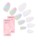 Dashing Diva Glaze Nail Strip Duo – Iridesci & Wishing Well | Long-Lasting Semi-Cured Gel Strips