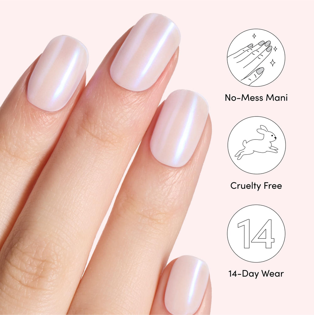 Dashing Diva Glaze Nail Strip Duo – Iridesci & Wishing Well | Long-Lasting Semi-Cured Gel Strips