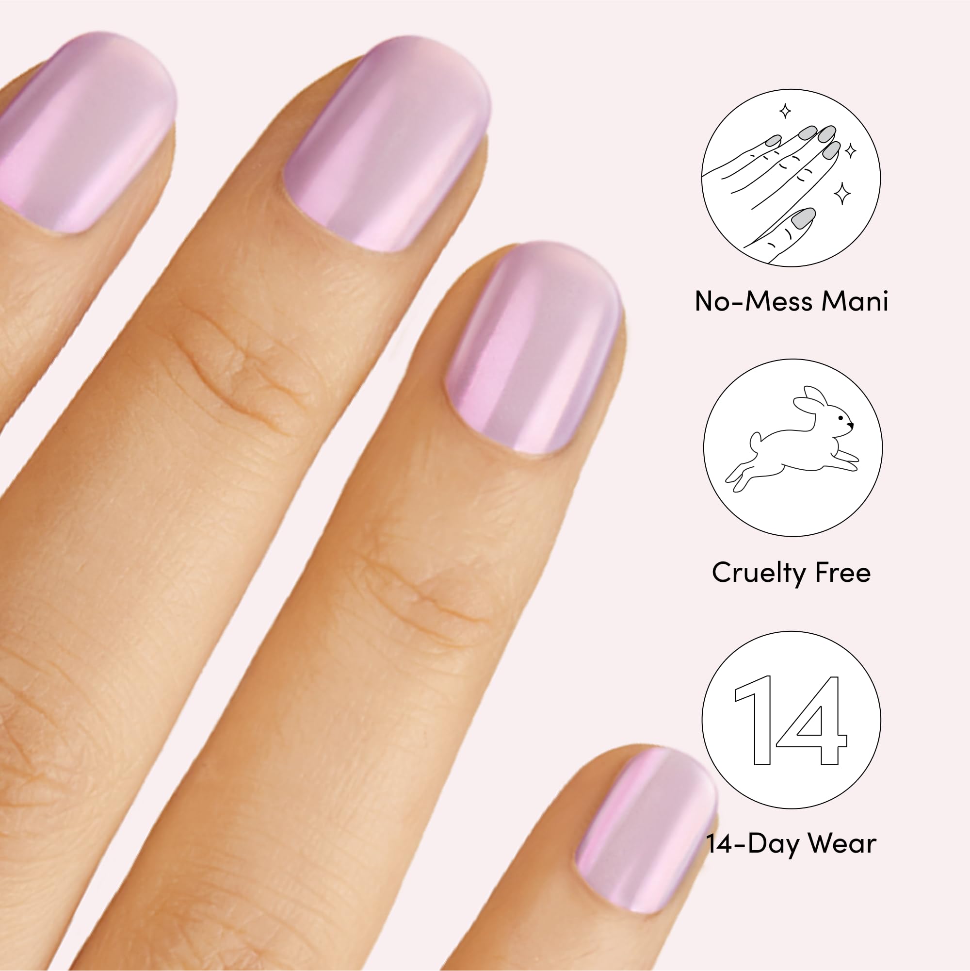 Dashing Diva Glaze Nail Strip Duo – Unicorn Glaze & Cotton Candy Glaze | Semi-Cured Gel Nails