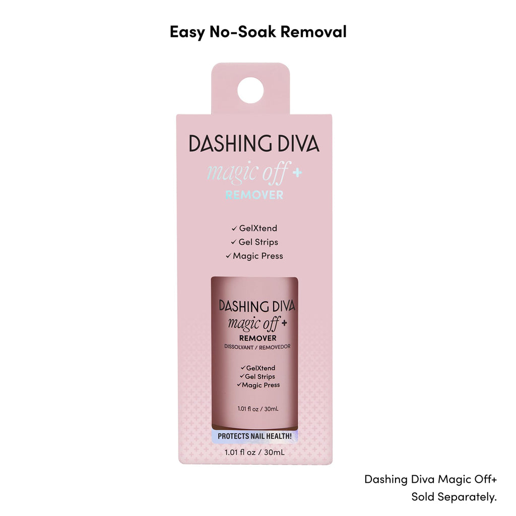 Dashing Diva Glaze Effects Nail Strips – Pearly Whites | Long-Lasting Gel Manicure