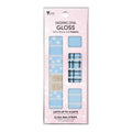 Dashing Diva Gloss Holiday Snowball Fight Nail Strips – UV-Free & Chip-Resistant Gel Wraps