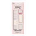 Dashing Diva Gloss Nail Strips The Blush – UV Free, Chip Resistant Gel Nail Stickers (32 Wraps + Prep Pad + File)