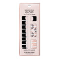 Dashing Diva Gloss Nail Strips - Touch of Gold | UV-Free, Chip-Resistant Gel Nails (32 Wraps)