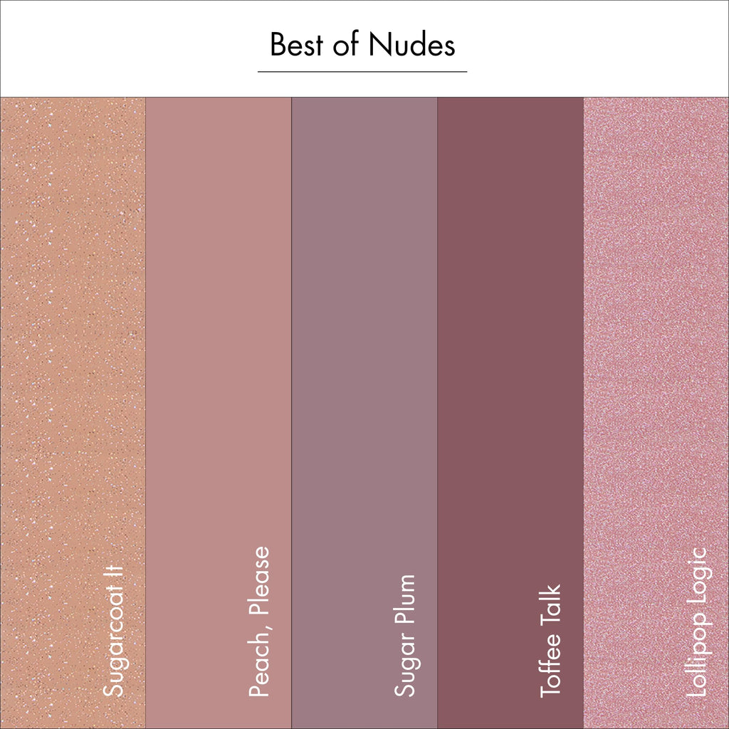 Dashing Diva Gloss Nail Strips 5-in-1 Kit – Best of Nudes | UV Free & Long-Lasting