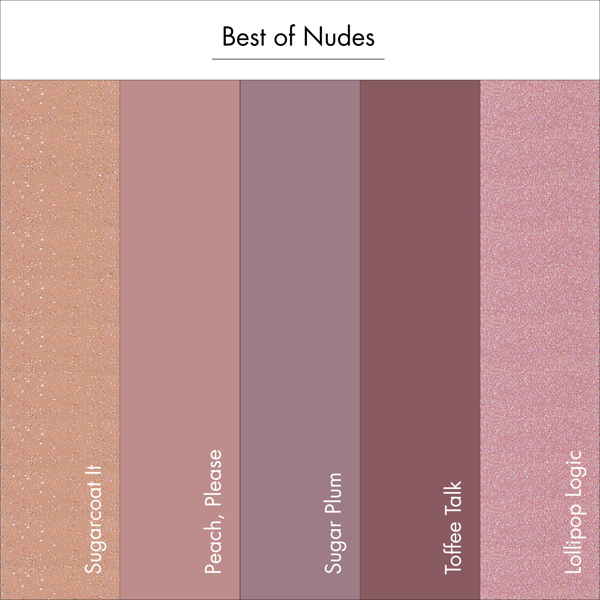 Dashing Diva Gloss Nail Strips 5-in-1 Kit – Best of Nudes | UV Free & Long-Lasting