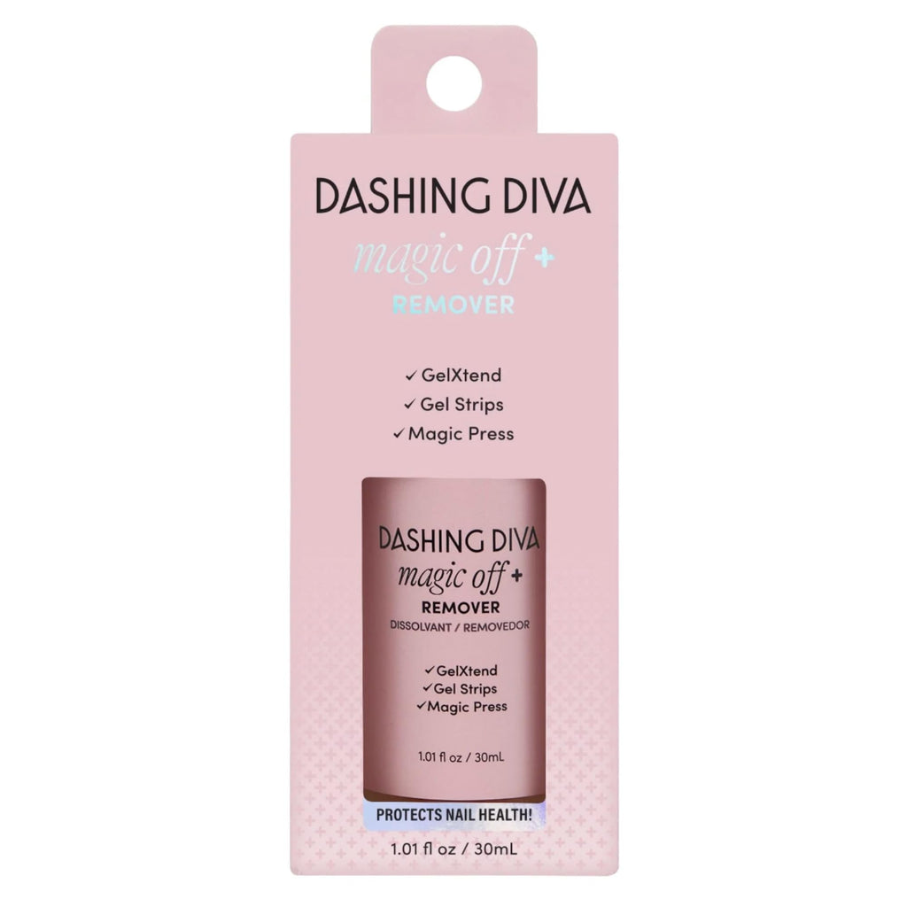 Dashing Diva Magic Off+ Remover 3 Pack – Press-On Nail Remover with Niacinamide & Castor Oil