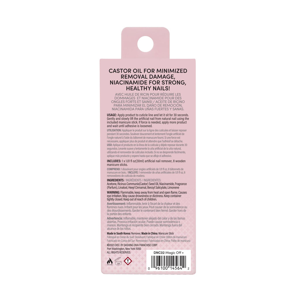 Dashing Diva GelXtend Design & Removal Kit – Lilac Kisses | 14-Day Press-On Nails & Magic Off+