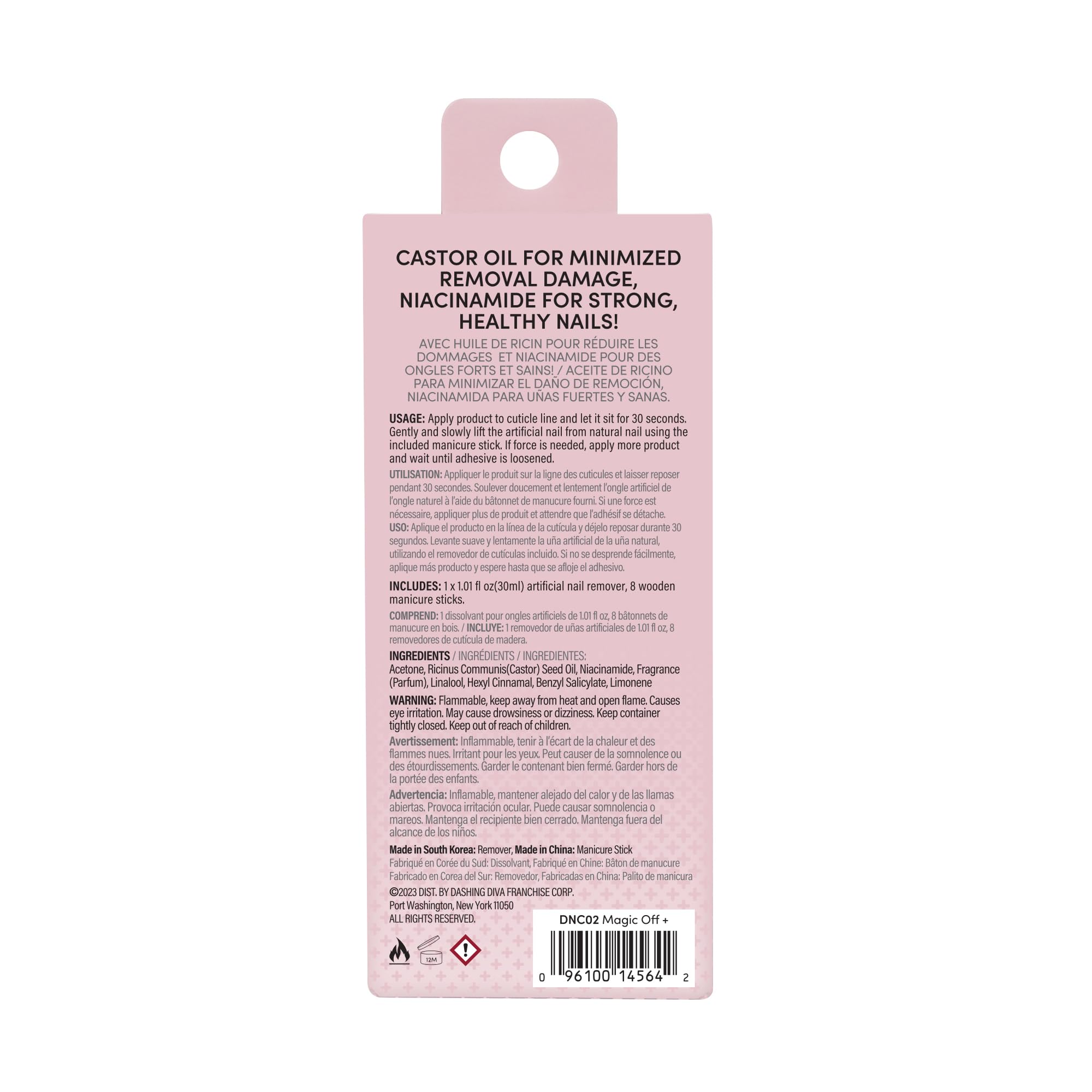 Dashing Diva GelXtend Design & Removal Kit – Lilac Kisses | 14-Day Press-On Nails & Magic Off+