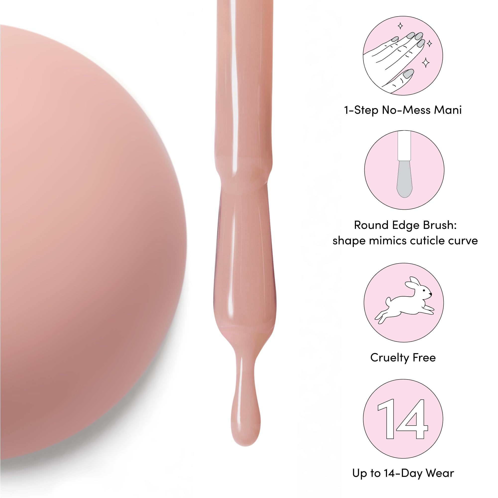 Dashing Diva One Gel Color Duo – Marshmallow & Kitten (Neutrals) | 3-in-1 Base, Color & Top Coat Set
