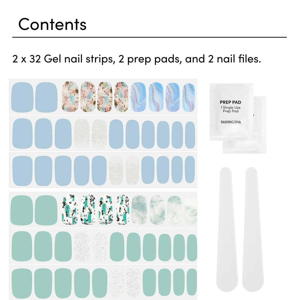 Dashing Diva Gloss Nail Strips Bundle – Quartz Collection (Spiritual Journey & Desert Quartz)