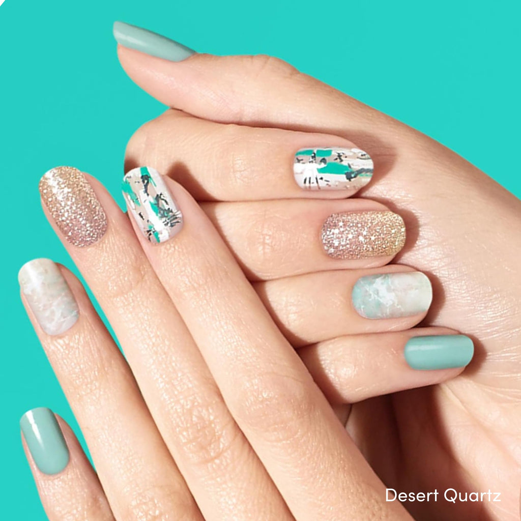 Dashing Diva Gloss Nail Strips Bundle – Quartz Collection (Spiritual Journey & Desert Quartz)
