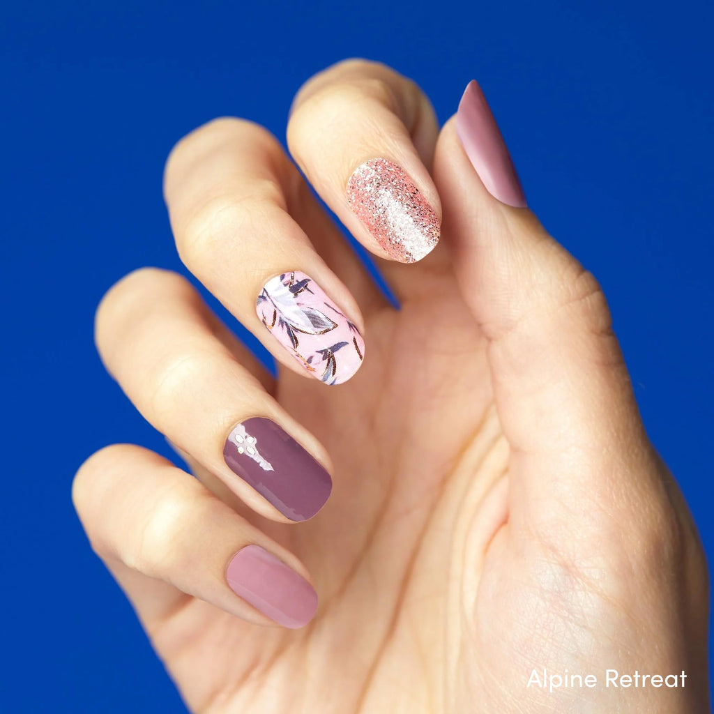 Dashing Diva Gloss Nail Strips Bundle – Fall Florals Collection: Alpine Retreat & Wildflower