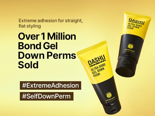 DASHU Premium Ultra Bond Gel Down Perm 3.5oz – Tame Frizzy Hair