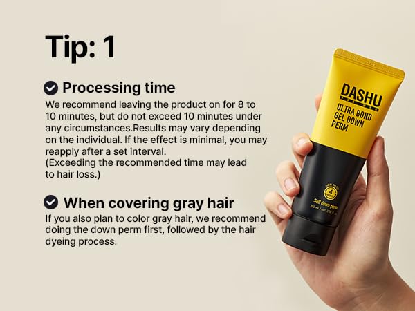 DASHU Premium Ultra Bond Gel Down Perm 3.5oz – Tame Frizzy Hair