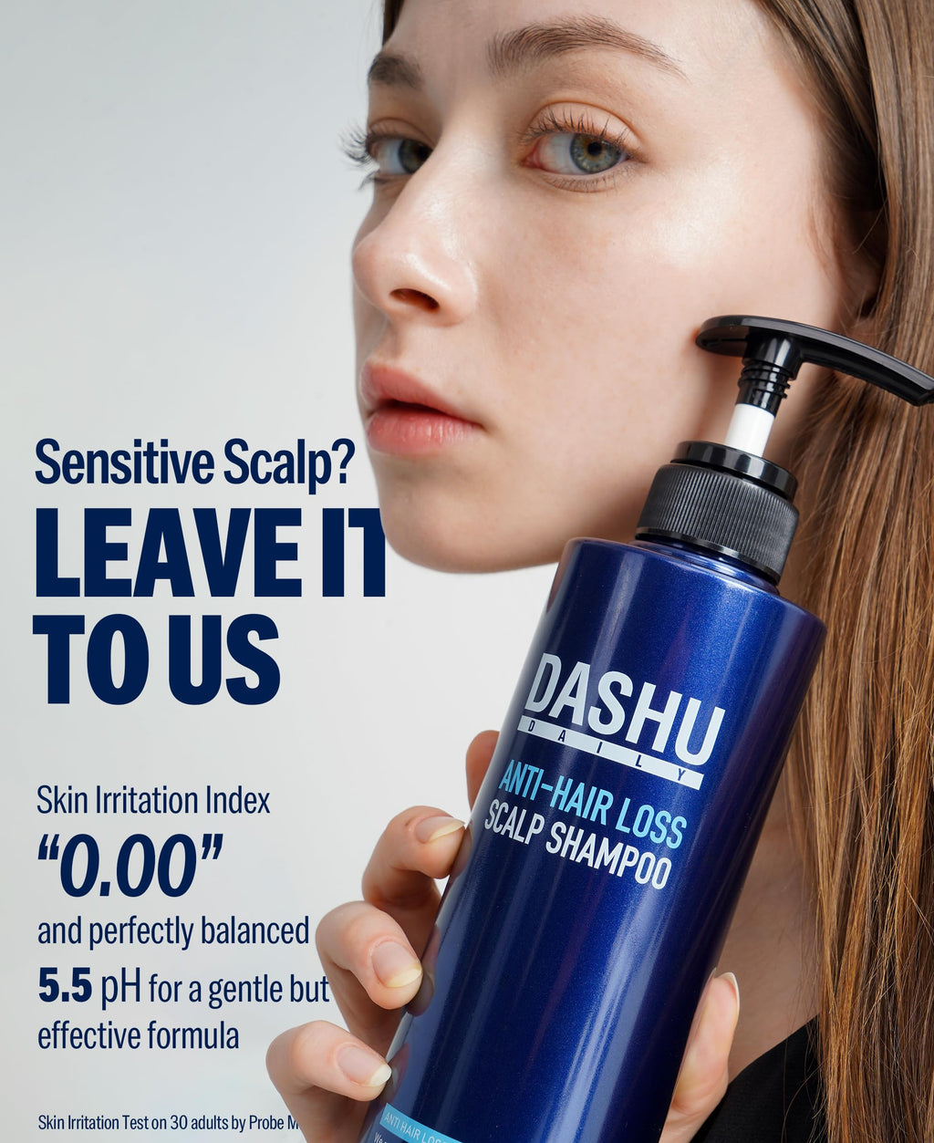 DASHU Revitalizing Protein Shampoo – For Dry, Itchy Scalp, Thinning Hair | 16.9 fl oz