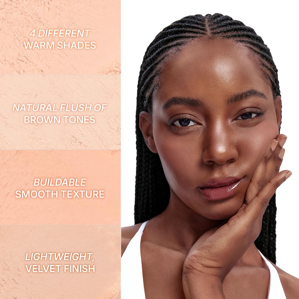Dasique Blending Mood Cheek #01 Warm Blending – Cruelty-Free 4-Shade Powder Palette