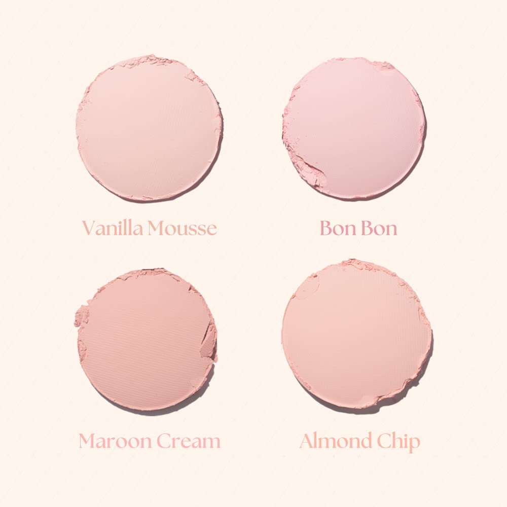 Dasique Blending Mood Cheek #09 Almond Vanilla – 4-Shade Vegan Blush Palette