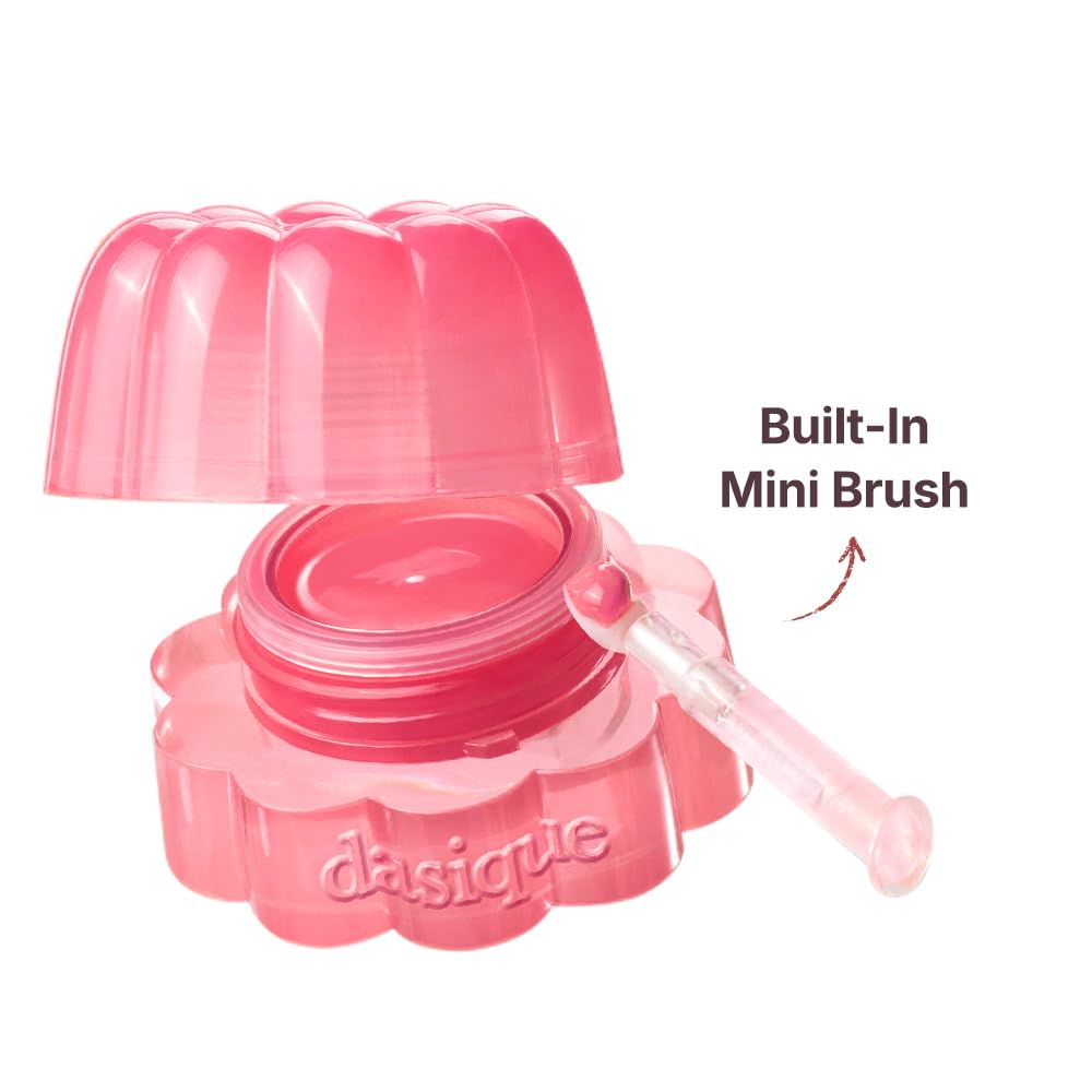 Dasique Chewing Glow Pot #07 Glowing Rosy – Buildable Jelly Lip & Cheek Color | 0.14 oz