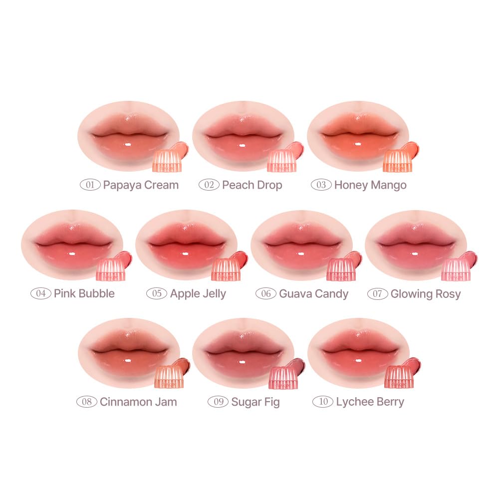 Dasique Chewing Glow Pot #07 Glowing Rosy – Buildable Jelly Lip & Cheek Color | 0.14 oz
