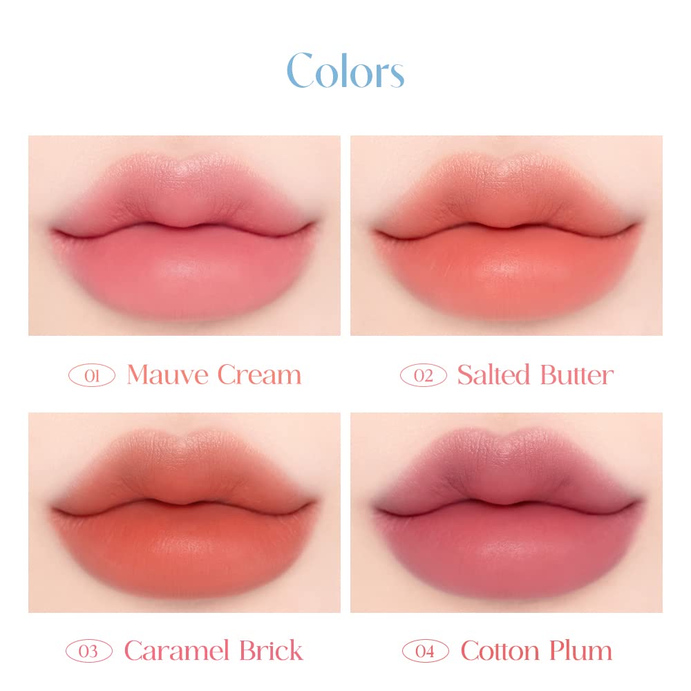 dasique Cream de butter Tint #03 Caramel Brick – Vegan, Cruelty-Free, Creamy Matte Finish