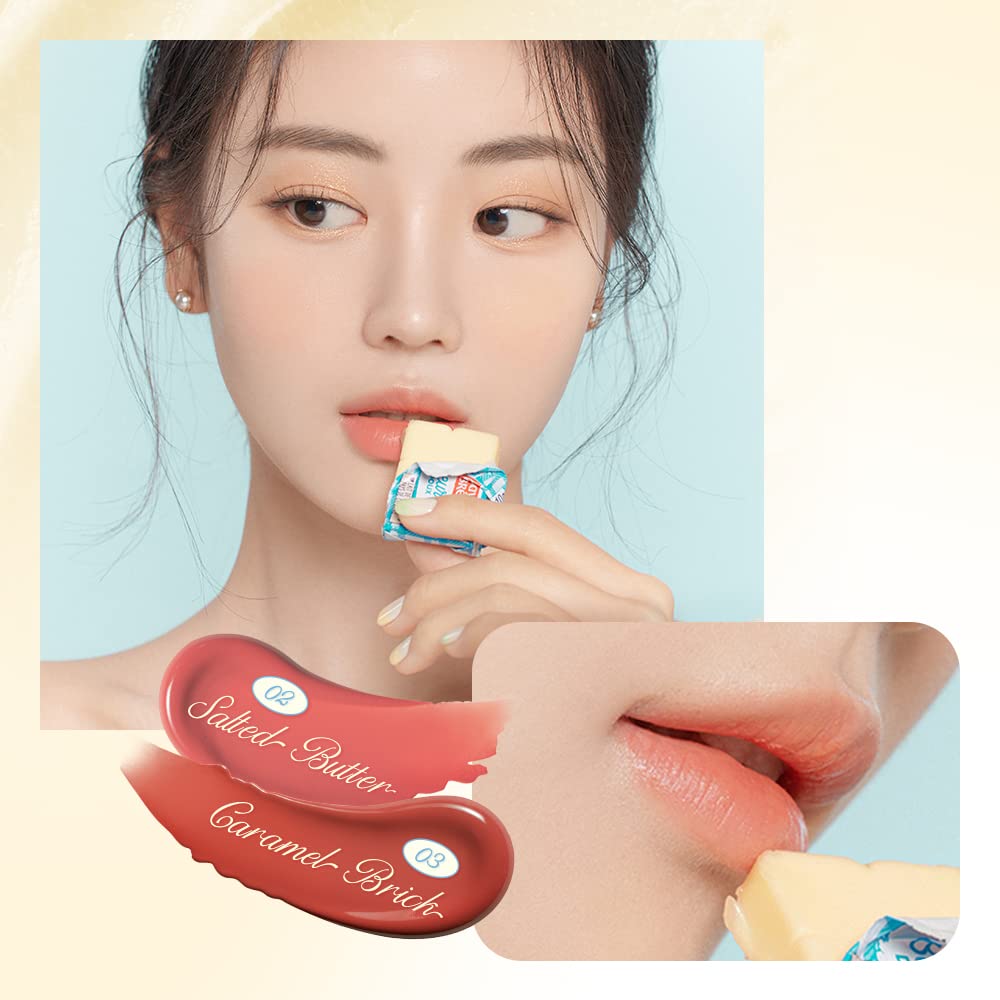 dasique Cream de butter Tint #03 Caramel Brick – Vegan, Cruelty-Free, Creamy Matte Finish
