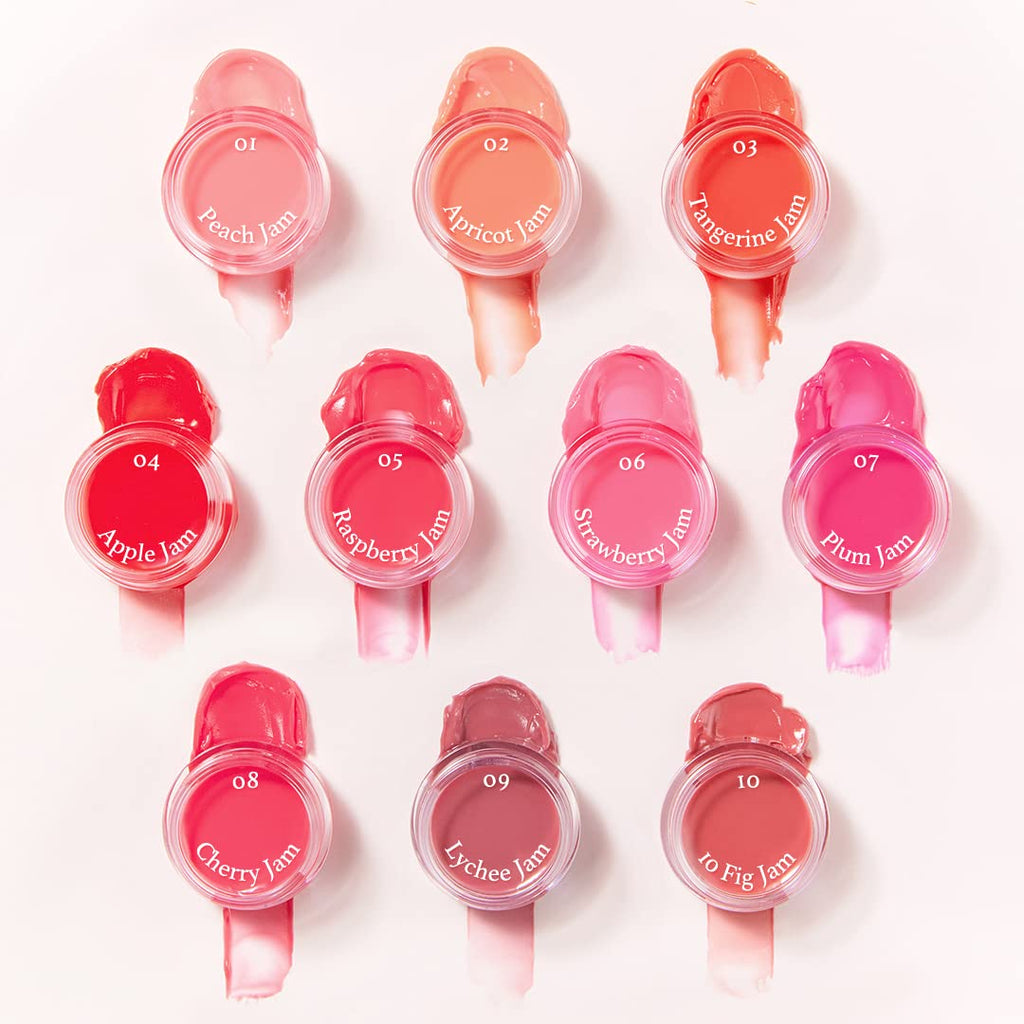 dasique Fruity Lip Jam #06 Strawberry Jam — High Shine Lip Balm (Vegan, Cruelty-Free)