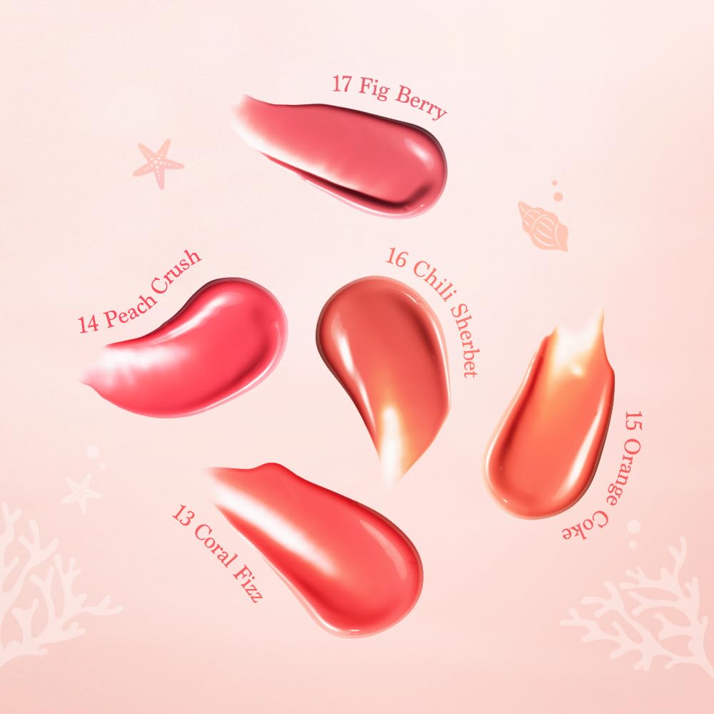 Dasique Juicy Dewy Tint Orange Coke – Lightweight Glossy Lip Tint (0.12 oz) | Vegan & Cruelty-Free